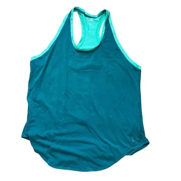 Danskin Now Teal Tank Top - Picture 1 of 3